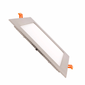 Dalle LED Carre Alu 15W Coupe 180x180mm