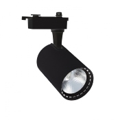 Spot LED Bron 30W Noir pour Rail Monophas
