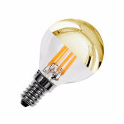 Ampoule LED E14 G45 Filament Dimmable Gold Reflect 4W