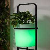 Lampadaire LED Jardinière RGBW 30cm Rechargeable IP65