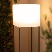 Lampadaire LED Solaire Métal RGBW Tiber Rechargeable