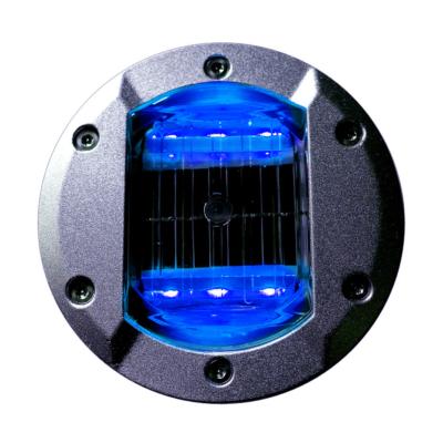 Plot Routier LED Solaire  Encastrable  Résistance 40 Tonnes 7mm Clignotant