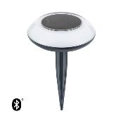 Balise LED Solaire Extérieur RGBW sur Piquet avec Contrôle Bluetooth Smartphone
