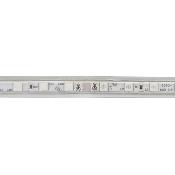 Ruban LED Dimmable 220V AC 60LED/m IP65 Jaune Ambre Sur mesure Largeur14mm  Coupe tous les 100cm
