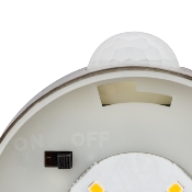 Balise LED Solaire  Inox Inti  30cm avec Détecteur de présence PIR 