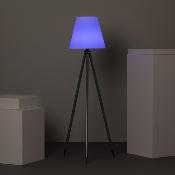 Lampadaire LED Solaire Métal RGB Keffre Rechargeable