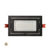 Projecteur LED Samsung 130lm/w Orientable Rectangulaire 60w Noir Lifud