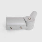 Adaptateur Orientable 90°Ø44mm pour luminaire Eclairage Public Gris