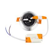 Spot LED Downlight COB Orientable Rond 7W Argenté 65mm