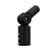 Adaptateur Orientable 90° Ø60mm pour luminaire Eclairage Public Noir