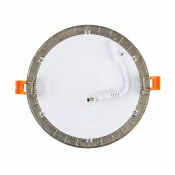 Dalle LED Ronde Alu 18W Coupe 205mm