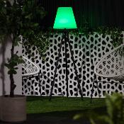 Lampadaire LED Solaire Métal RGB Keffre Rechargeable