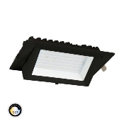 Projecteur LED 130lm/w Orientable Rectangulaire 20W Noir CCT SélectionnableLifud