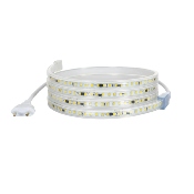 Ruban LED Dimmable 220V AC 120LED/m IP65 Blanc Chaud Sur mesure Largeur14mm  Coupe tous les 10cm