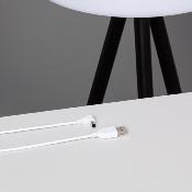 Lampadaire LED Solaire Métal RGB Keffre Rechargeable