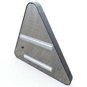 Panneau de Signalisation Solaire LED Triangulaire Passage Piéton A13b