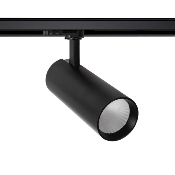 Spot LED Bertha 30w Noir LIFUD pour Rail Triphasé