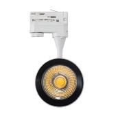 Spot LED Vulcan 30w Blanc pour Rail Triphasé