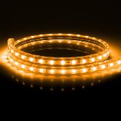 BobineLED Dimmable 220V AC 60LED/m IP65 Orange 50 mètres Largeur14mm  Coupe tous les 100cm