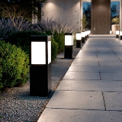 Balise LED Solaire Kenya 40cm Détecteur de Mouvement Radar IP65