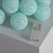 Guirlande LED 20 Boules Bleue