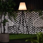 Lampadaire LED Solaire Métal RGB Keffre Rechargeable
