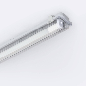 Réglette Etanche 120cm IP65 avec 1 tube LED Cristal 18w 2520lm