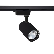 Spot LED Bron 30W Noir pour Rail Monophasé