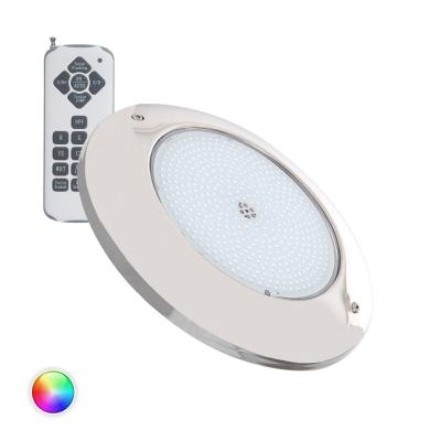 Spot LED Piscine en Saillie RGB12V DC 35W Acier Inox