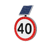 Panneau de Signalisation LED Solaire Limitation de Vitesse 403w IP54
