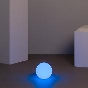 Boule LED RGBW 20cm Rechargeable IP65