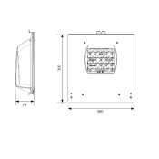 Bloc Optique LED Philips EGS400 30W pour luminaire Villa