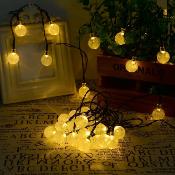 Guirlande Boules LED Solaire 