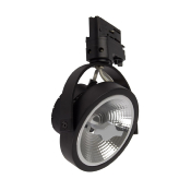 Spot LED CREE AR111 15w Dimmable Noir pour Rail Triphas