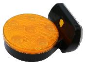 Lampe flash à led solaire magnétique pour panneau de signalisation GPS