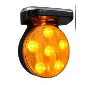Lampe flash à led solaire magnétique pour panneau de signalisation GPS