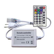 CONTROLEUR RUBAN LED 220V RGB avec TELECOMMANDE RF 28 TOUCHES