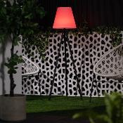 Lampadaire LED Solaire Métal RGB Keffre Rechargeable