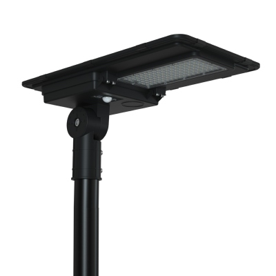 Luminaire Led Solaire 10200lm 170lm/w avec Détecteur de Mouvement pour Eclairage Public