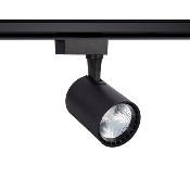 Spot LED Bron 20W Noir pour Rail Monophasé