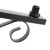 Bras de Fixation 60cm pour Luminaires d'Éclairage Public - Noir