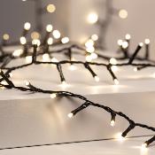 Guirlande LED Classic Noire 35m Blanc Chaud
