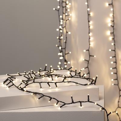 Guirlande LED Classic Noire 35m Blanc Chaud
