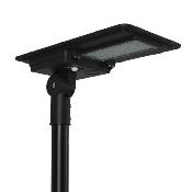 Luminaire Led Solaire 6400lm 160lm/w avec Détecteur de Mouvement pour Eclairage Public