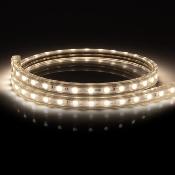 Ruban LED Dimmable 220V AC 100LED/m IP67 Blanc Neutre Sur mesure Largeur14mm  Coupe tous les 25cm