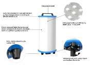 Ballon d'Eclairage LED 360° Mobile 220W 27 5000 lumens IP65 