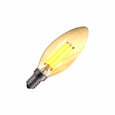 Ampoule LED E14 C35 Filament Dimmable Gold 3.5W