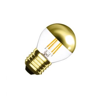 Ampoule LED E27 G45 Dimmable Filament Gold  Reflect Small Classic 4W