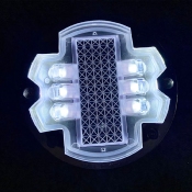 Plot Routier LED Solaire  Encastrable  40 Tonnes Sans Partie Saillante Clignotant