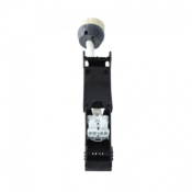 Kit Support de Spot Rond Orientable Blanc+Ampoule LED GU10+Douille Automatique